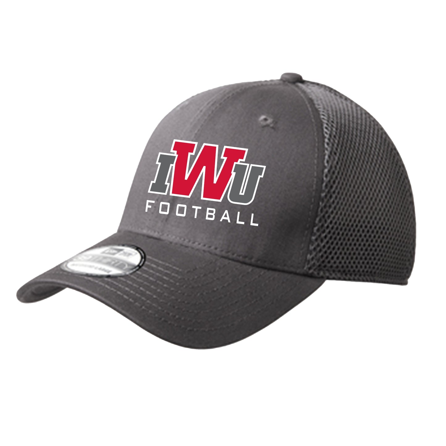IWU Football Stretch Mesh FlexFit Hat