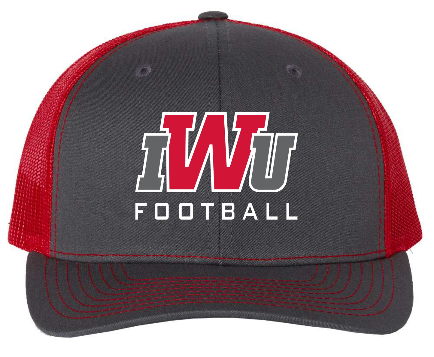 IWU Football 2 Toned Adjustable Hat