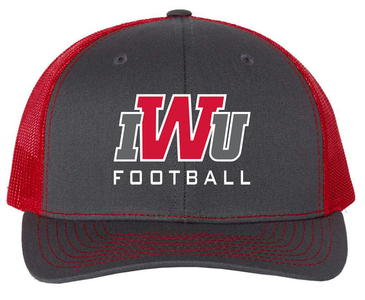IWU Football 2 Toned Adjustable Hat